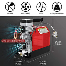 Load image into Gallery viewer, GX CS2 Portable PCP Air Compressor, 4500Psi/30Mpa,Oil-Free,Powered by Car 12V DC or Home 110V AC with Adapter (Included), Paintball/Scuba Tank Compressor Pump with Extra Moisture-Oil Separator
