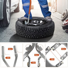 Load image into Gallery viewer, HONYTA Tire Changer (3nd Edition Upgraded), 17.5" to 24" Tire Mount Demount Tool, Adapted to Aluminum and Steel Rims,Manual Tubeless Truck, Extra Bead Breaker Tire Changing Tool(Orange)
