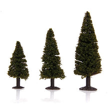 Load image into Gallery viewer, 15pcs Green Scenery Landscape Model Cedar Trees with Box
