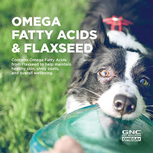 Load image into Gallery viewer, GNC Pets Omega Calming Dog Supplements for Adult Dogs with Omega Fatty Acids and Flaxseed, 120 ct | Chicken Flavored Soft Chews for Calming &amp; Relaxation | with L-Tryptophan, Chamomile, &amp; Ginger
