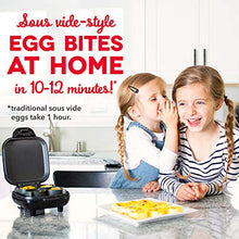 Load image into Gallery viewer, Dash DBBM450GBAQ08 Deluxe Sous Vide Style Egg Bite Maker with Silicone Molds for Breakfast Sandwiches, Healthy Snacks or Desserts, Keto &amp; Paleo Friendly, (1 large, 4 mini), Aqua
