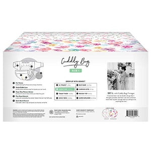 The Honest Company - Super Club Box, Clean Conscious Diapers, Rose Blossom + Tutu Cute, Size 1, 160 Count (Packaging May Vary)