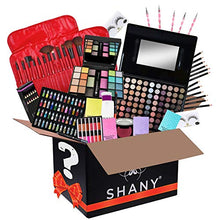 Load image into Gallery viewer, SHANY Gift Surprise - AMAZON EXCLUSIVE - All in One Makeup Bundle - Includes Pro Makeup Brush Set, Eyeshadow Palette,Makeup Set or Lipgloss Set and etc. - COLORS &amp; SELECTION VARY
