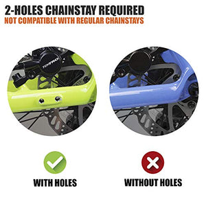 BV Adjustable Rear Mount Bicycle Bike Kickstand for 24" - 29" Mountain Bike/Road Bike/BMX/MTB