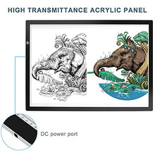 Load image into Gallery viewer, LitEnergy A2 LED Light Box, Light Table 14.9" x 21.8" Visual Work Area Light Pad for Tracing
