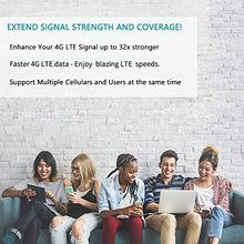 Load image into Gallery viewer, Cell Phone Signal Booster Antenna for Home and Office - Boosts 4G LTE Data and Volte for Verizon AT&amp;T T-Mobile - Dual 700MHz Band 12/13/17 Cellular Repeater Amplifier Kit Cover Up to 5,000Sq Ft
