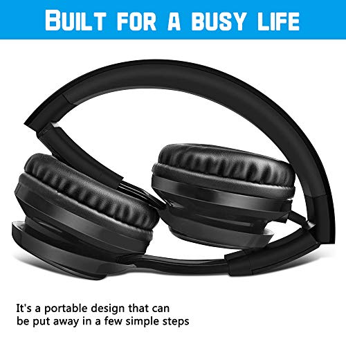 Load image into Gallery viewer, Over Ear Headphones with 5 Feet / 1.5M Cable, findTop 3.5mm Gaming Headset Noise Isolating with Mic and Volume Control for TV, PC and Cell Phone