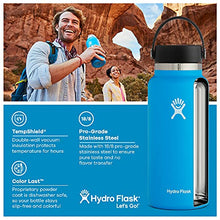 Load image into Gallery viewer, Hydro Flask Wide Mouth Flex Cap Bottle - Stainless Steel Reusable Water Bottle - Vacuum Insulated, Dishwasher Safe, BPA-Free, Non-Toxic
