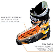 Load image into Gallery viewer, DryGuy Travel Dry Boot and Shoe Dryer and Warmer, Orange (02139), Black
