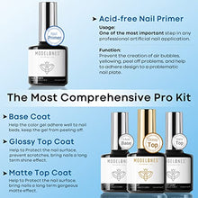Load image into Gallery viewer, Modelones Gel Nail Polish Kit- Gel Polish 36 Pcs Brown Nude Pink Blue Nail Gel Polish Set 7ML Soak Off Glitter Starter Gel Nail Kit with Nail Primer Matte Glossy Top Base Coat Holiday Christmas Gift
