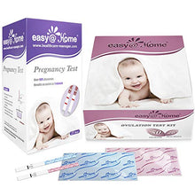 Load image into Gallery viewer, Easy@Home Ovulation Test and Pregnancy Test Kit, 50LH+20HCG Strips Combo+25HCG Strips
