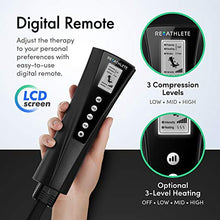 Load image into Gallery viewer, Reathlete Leg Massager, Air Compression for Circulation Calf Feet Thigh Massage, Muscle Pain Relief, Sequential Boots Device with Handheld Controller with Knee Heat Function
