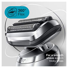 Load image into Gallery viewer, Braun Electric Razor for Men, Series 7 7027cs 360 Flex Head Electric Shaver with Beard Trimmer, Rechargeable, Wet &amp; Dry with Charging Stand and Travel Case
