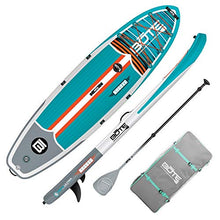 Load image into Gallery viewer, BOTE Breeze Aero Inflatable Stand Up Paddle Board, SUP with Accessories | Pump, Paddle, Fin &amp; Travel Bag (Native Eclipse, 10'8")

