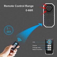 Load image into Gallery viewer, Wsdcam 113dB Anti-Theft Bicycle Motorcycle Alarm Wireless Security Vibration Motion Sensor Alarm Waterproof Bike Alarm with Remote

