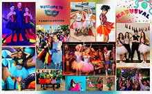 Load image into Gallery viewer, Bridesmay Black Tutu Skirt for Women 50s Vintage Ballet Bubble Dance Skirts for Halloween Cosplay Party Black L
