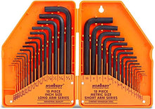 Load image into Gallery viewer, HORUSDY 30-Piece Hex Key Set, Allen Wrench Set Inch/Metric MM(0.7mm-10mm) SAE(0.028&quot;-3/8)
