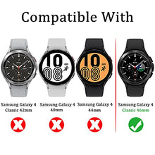 Load image into Gallery viewer, Suoman 4-Pack for Samsung Galaxy Watch 4 Classic 46mm Tempered Glass Screen Protector for Galaxy Watch 4 Classic 46mm Smartwatch [2.5D 9H Hardness] [Anti-Scratch]
