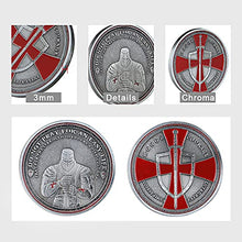 Load image into Gallery viewer, BHealthLife Knight Templar Red Cross Challenge Coin Religious Coin Commemorative Gift
