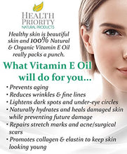 Load image into Gallery viewer, 100% Natural &amp; Organic Vitamin E Oil For Your Face &amp; Skin, Lavender Scented - 15,000/30,000 IU - Reduces Wrinkles &amp; Fade Dark Spots. Raw Vit E Extract Sunflower. (Unscented- 1 Fl Oz (1 pack))
