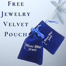 Load image into Gallery viewer, SilverStarJewel 925 Sterling Silver Rainbow Moonstone tcw 0.9 Necklace Pendant 1" 2 Grams New Gift
