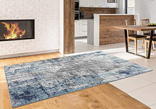 Load image into Gallery viewer, Luxe Weavers Euston Blue 8 x 10 Abstract Modern Area Rug
