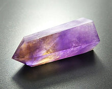 Load image into Gallery viewer, Amethyst Healing Crystal Wand Pointed &amp; Faceted Prism Bar for Reiki Chakra Meditation Therapy Deco
