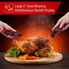 Load image into Gallery viewer, ThermoPro TP19 Waterproof Digital Meat Thermometer for Grilling with Ambidextrous Backlit &amp; Thermocouple Instant Read Thermometer Kitchen Cooking Food Thermometer for Candy Water Oil BBQ Grill Smoker
