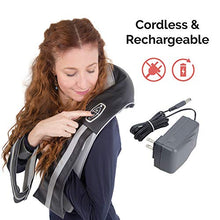 Load image into Gallery viewer, TruMedic InstaShiatsu+ Neck, Back, and Shoulder Massager with Heat - 3 Massage Speeds, Cordless &amp; Rechargeable, Use at Home &amp; Office for Full Body Shiatsu Relaxation (IS-3000PRO)
