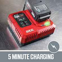 Load image into Gallery viewer, SKIL PWRCore 20 Brushless 20V 6-1/2 Inch Circular Saw, Includes 4.0Ah Lithium Battery and PWRJump Charger - CR541302

