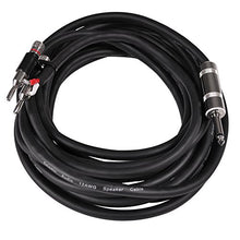 Load image into Gallery viewer, Seismic Audio BS12Q20-2Pack 20-Feet Pro Audio Banana to 1/4-Inch Speaker Cable 12-Gauge 2 Conductor, Pair
