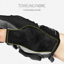 Load image into Gallery viewer, Cool Change Mountain Bike Gloves Half Finger Cycling Gloves Motorcycle Gloves for Men Women Reflective Anti-Slip Shock-Absorbing Thick Padded Biking Gloves
