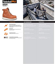 Load image into Gallery viewer, Timberland PRO Men's 53009 Wedge Sole 6" Soft-Toe Boot,Rust,8 M
