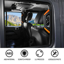 Load image into Gallery viewer, RT-TCZ A B Pillar Grab Handles ABS Decoration Trim Cover for 2018-2022 Jeep Wrangler JL JLU Sahara Rubicon JT Gladiator 4 Door Orange
