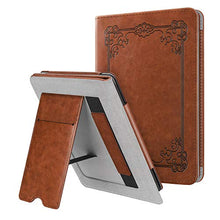 Load image into Gallery viewer, Fintie Stand Case for Kindle Paperwhite (Fits All-New 10th Generation 2018 / All Paperwhite Generations) - Premium PU Leather Protective Sleeve Cover with Card Slot and Hand Strap, Vintage Brown
