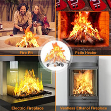 Load image into Gallery viewer, Utheer Gas Fireplace Logs, White Birch Fireplace Logs 6-Piece Small Size, Ceramic Wood Gas Fireplace Logs for Gas Fireplace, Fire Pit, Gas Inserts, Ventless &amp; Vent Free, Indoor, Outdoor
