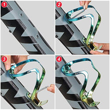 Load image into Gallery viewer, HASAGEI Bike Water Bottle Holder, Bicycle Water Bottle Brackets Dazzling for Sports for Road and Mountain Cycling （Blue Green）
