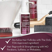 Load image into Gallery viewer, Keranique Hair Regrowth Treatment Extended Nozzle Sprayer - 2% Minoxidil, 30 Day Supply - Regrow Thicker-Looking Hair, Helps Revitalize Hair Follicles, 2 Fl Oz (Pack of 1)
