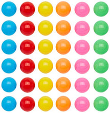 Load image into Gallery viewer, Amazon Basics BPA Free Plastic Ball Pit Balls with Storage Bag, 1,000 ct (2.3” Diameter), Bright Colors
