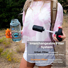 Load image into Gallery viewer, Epic Nalgene OG | Water Bottle with Filter | USA Made Bottle and Filter | Dishwasher Safe | Filtered Water Bottle | Travel Water Bottle | BPA Free Water Bottle | Removes 99.99% Tap Water Impurities
