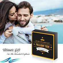 Load image into Gallery viewer, Beard Kit for Men Grooming &amp; Care W/Beard Wash/Shampoo,2 Packs Beard Growth Oil,Beard Balm Leave-in Conditioner,Beard Comb,Beard Brush,Beard Scissor 100% Pure &amp; Organic Beard Growth Kit
