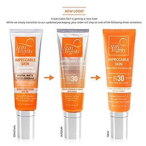 Suntegrity Impeccable Skin - Tinted Sunscreen, Broad Spectrum SPF 30 (Buff) - 2 oz