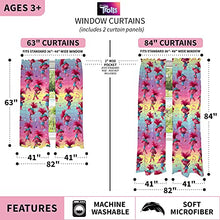 Load image into Gallery viewer, Franco Kids Room Window Curtains Drapes Set, 82 in x 63 in, Trolls World Tour
