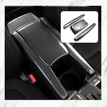 Load image into Gallery viewer, CDEFG Center Console Cover for Civic: Console Armrest Shell for 2018 2019 2020 2021 Civic Sedan Interior Accessories Arm Rest Protective Decorative Sticker Trim Carbon Fiber (3PCS)
