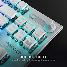 Load image into Gallery viewer, ROCCAT Vulcan TKL Pro PC Gaming Keyboard, Linear Optical Titan Switch, AIMO RGB Lighting, Tenkeyless Mechanical Feel Speed Keystroke, Low Profile Ergonomic Design for Wrist Rest Support, White
