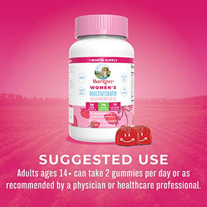 Vitamins for Women with Organic Ingredients | Vegan Womens Vitamins | Immune Support Daily Women's Multivitamin | Hair, Skin and Nail Gummy Vitamins for Women | 0g Sugar Per Serving | 60 Count