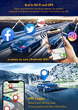 Load image into Gallery viewer, REDTIGER Dash Cam Front Rear Camera 4K/2.5K Full HD Car Dashboard Recorder with 3.16” IPS Screen, Wi-Fi GPS Night Vision Loop Recording 170° Wide Angle WDR, Free 32GB Card
