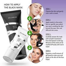 Load image into Gallery viewer, Black Charcoal Mask Blackhead Remover - Face Peel Off Mask With Natural Activated Organic Bamboo Charcoal - Deep Cleansing Pore Blackhead Removal - Purifying Face Mask &amp; Face Care Gel for Women &amp; Men
