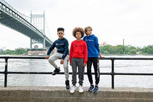 Load image into Gallery viewer, Champion Boys Sweatpant Heritage Collection Slim Fit Brushed Fleece Big and Little Boys Kids (X-Large, Black Script)
