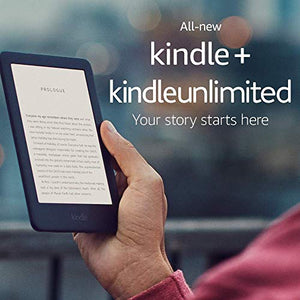 Certified Refurbished Kindle - Now with a Built-in Front Light - Black - Includes Special Offers  + Kindle Unlimited (with auto-renewal)